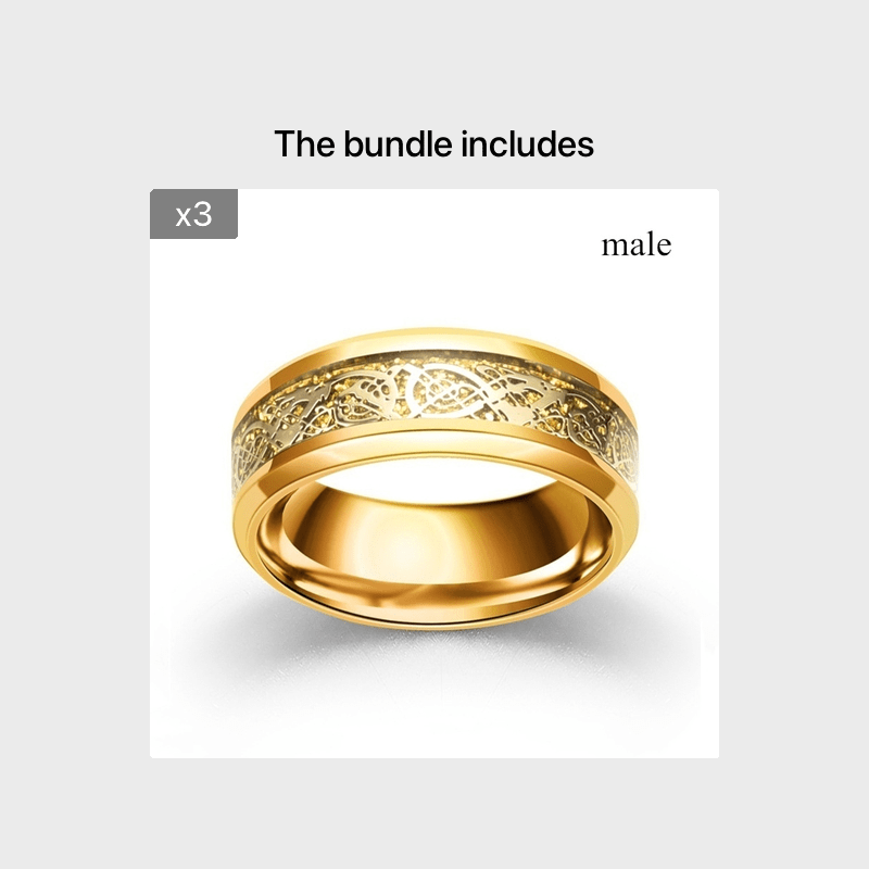 Men's Couples Crown Wedding Engagement Ring