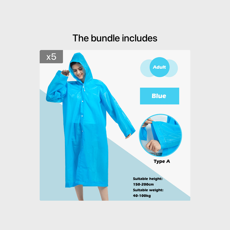 Stylish Waterproof Raincoat with Adjustable Hood - Ultimate Protection