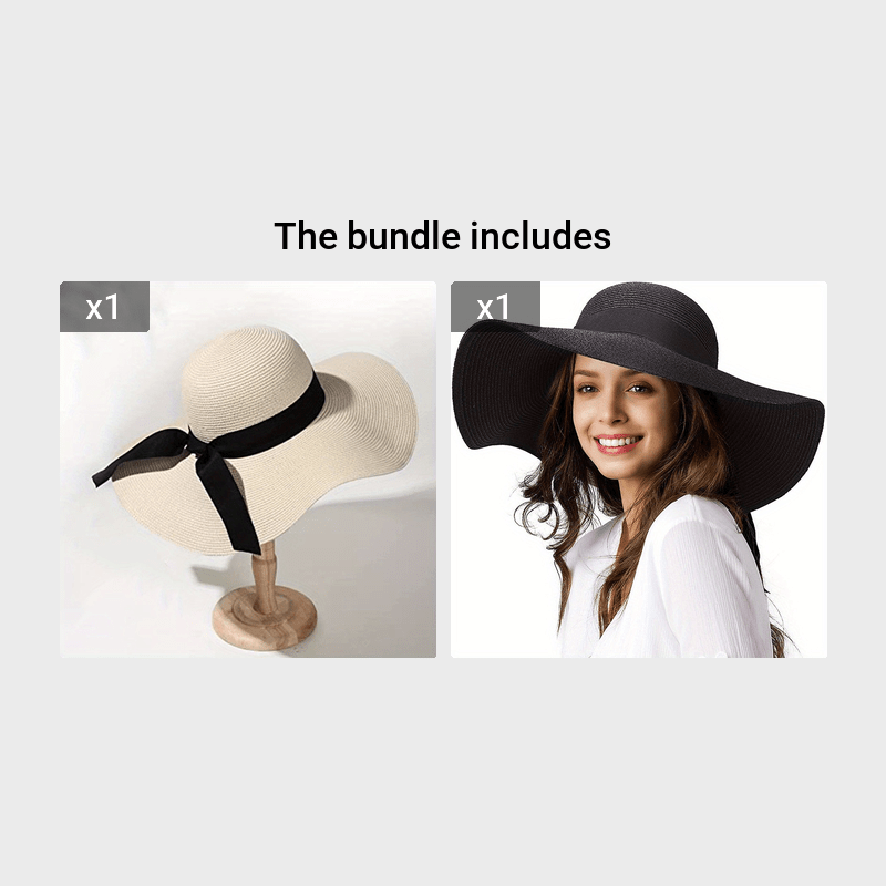 Women's Foldable Floppy Sun Hat Wide Brim Uv Protection - Temu