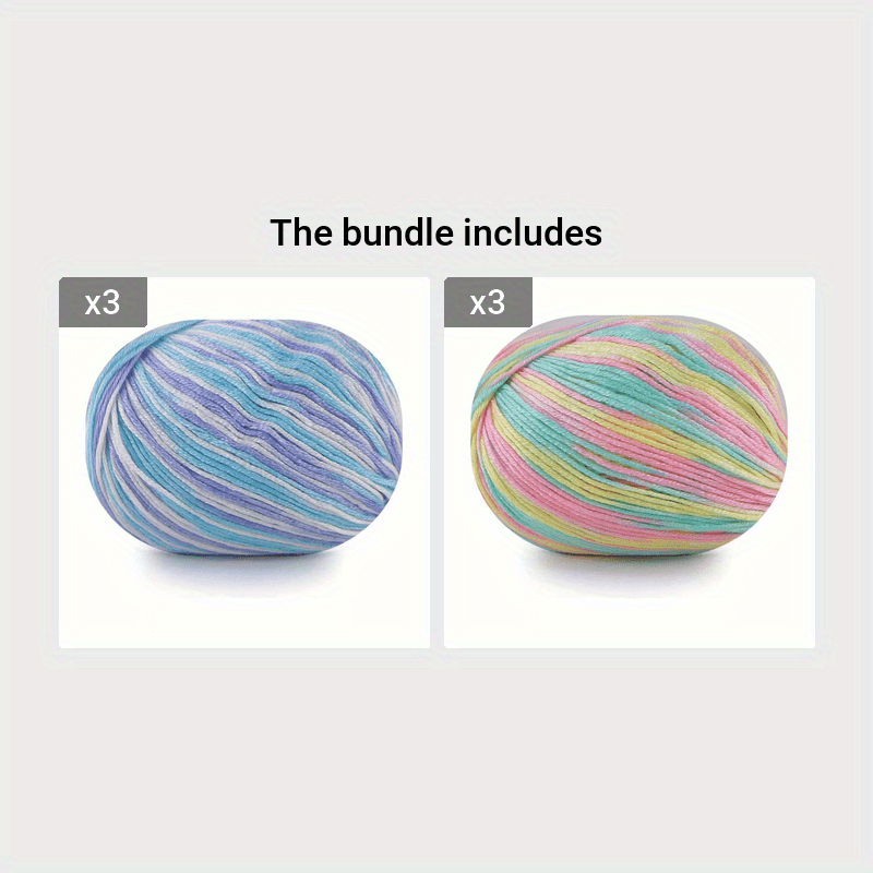 1pc=50g Yarn, Thick Wool Hand Woven For DIY Knitting And