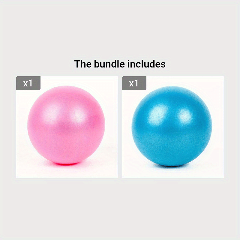 Original-Power Pilates Ball, Small Exercise Ball with Inflatable Pipette  for Stability, Barre, Pilates, Yoga, Core Training and Physical Therapy.  Bender Balls : : Sports & Outdoors