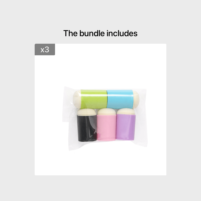 5pcs Diy Sponge Finger Sets Hand Account Printing Mud Smudge Tool Retro 5pcs diy sponge finger sets hand account printing mud smudge tool retro