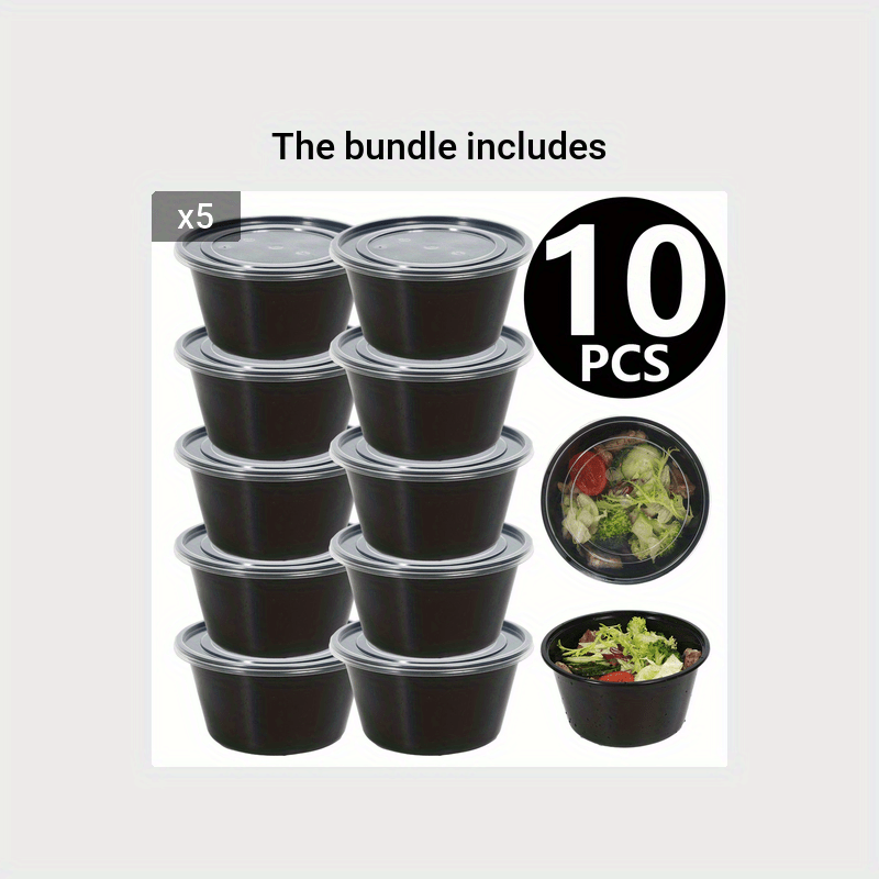 Disposable Lunch Box Meal Prep Containers 32ozclear Plastic - Temu