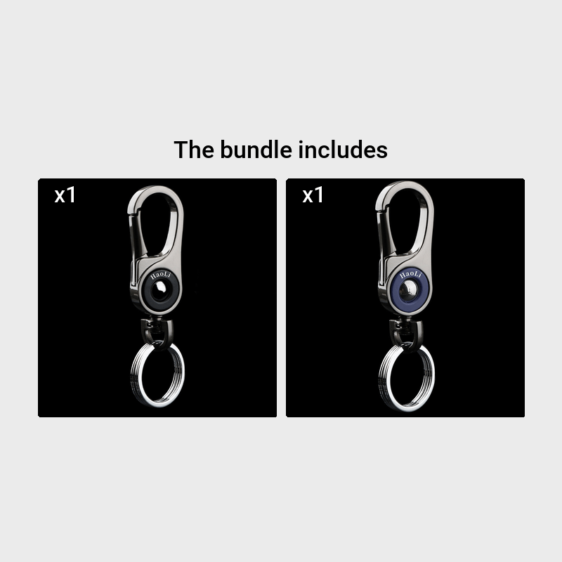 1pc Alloy Carabiner Key Clip Key Ring Loop Hook, Titanium Car Keychain with Corkscrew, Keychain Pendant Gift for Man,Temu