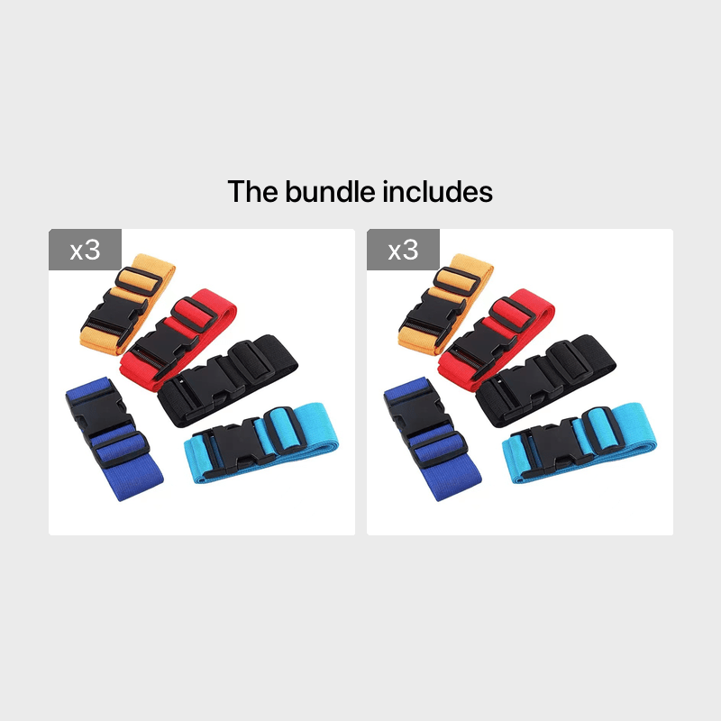 Heavy Duty Luggage Straps For Suitcases Packing Belts Travel