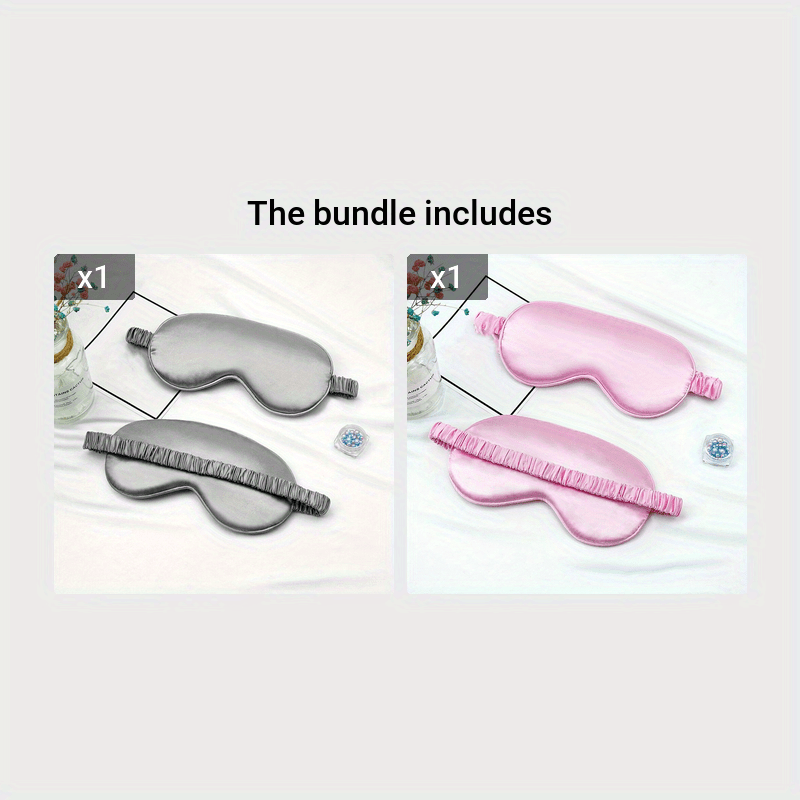 Breathable Double Sided Sleep Eye Mask Soft Blackout Comfy Blindfold