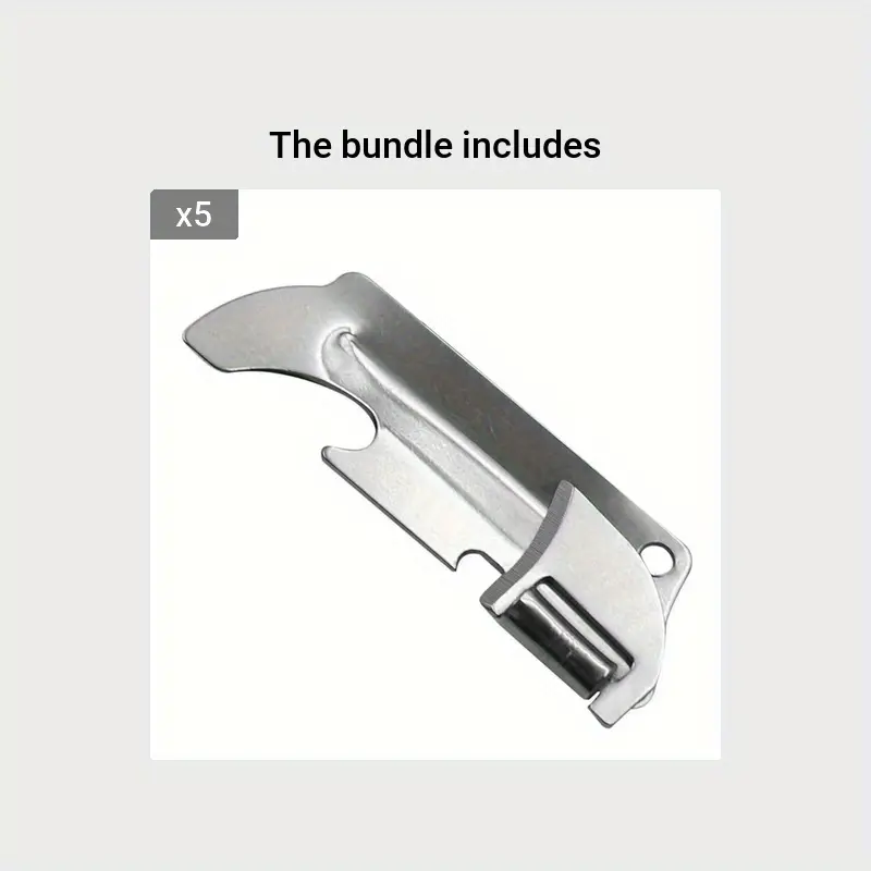 Simple Stainless Steel Folding Can Opener Fruit And Beef Can - Temu