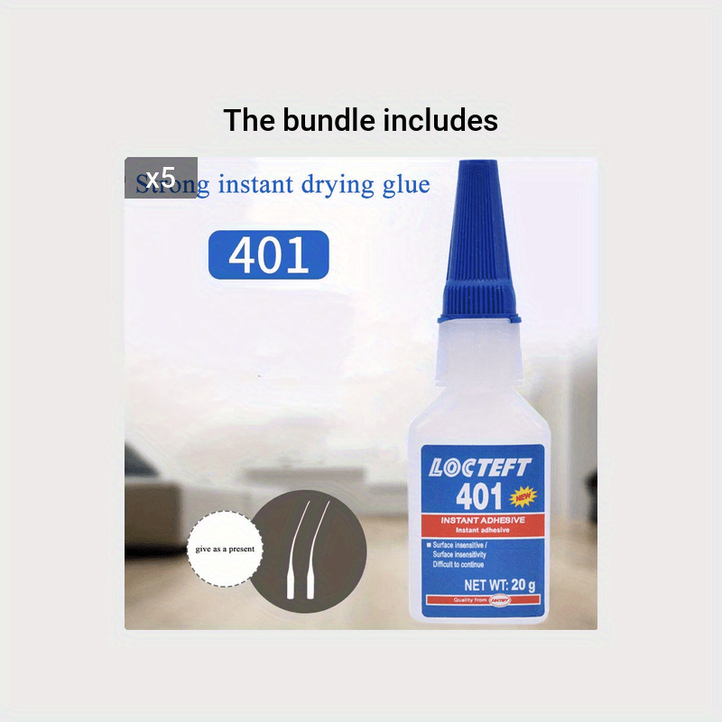 One 20g Super Glue, 401, 403, 406, 460, 480, 495, 496 Series Super Glue,  Suitable For Leather, Plastics, Ceramics, Glass, Wood, Stone, Toys, Metals,  Rubber, Jewelry, Crystal, Iron, Aluminum Alloy, Stainless Steel