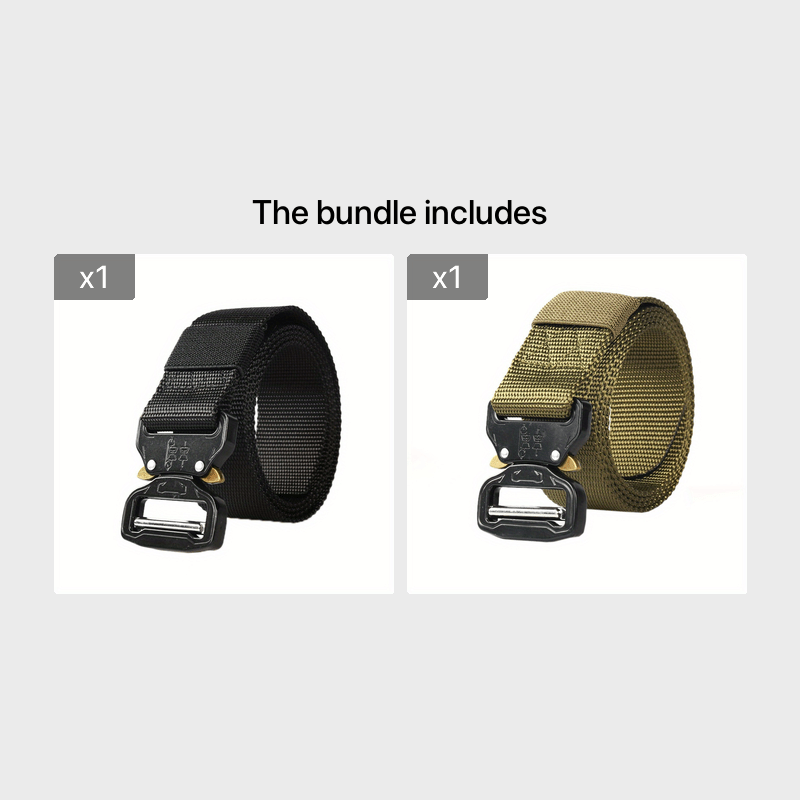 Tactical Belt Casual Men's Belt Outdoor Training Nylon Pants Belt