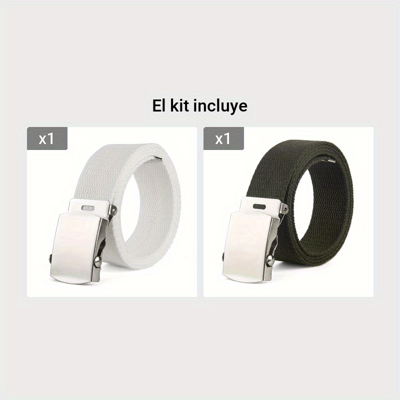 Cinturón Hombre Elástico Simple Casual Adecuado Uso Diario Vacaciones  Fiesta Aire Libre - Joyería Accesorios - Temu Mexico