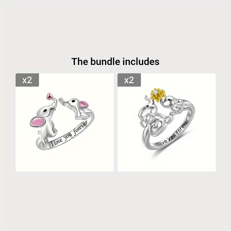 Couple's Adjustable Date Gift Ring for Girlfriend