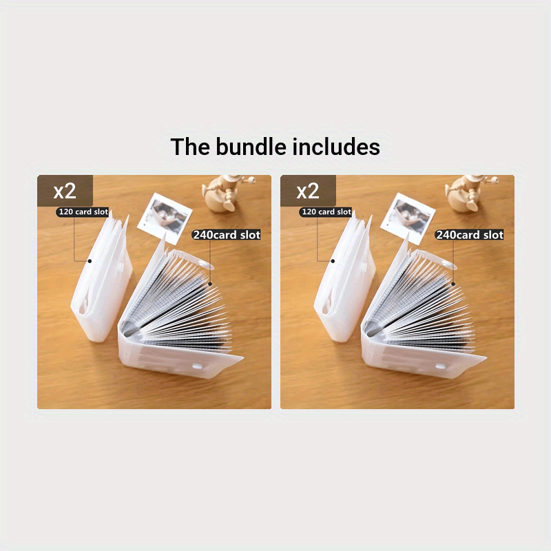 120 240 slot transparent large capacity card binder suitable - Temu Bahrain