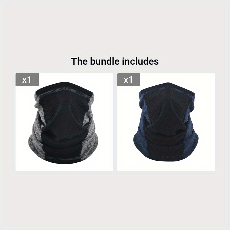 Winter Neck Gaiter Neck Warmer Half Face Ski Mask Cover Shield For