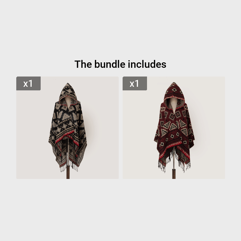 oversized hoodie scarf blanket shawl boho geometric print - Temu