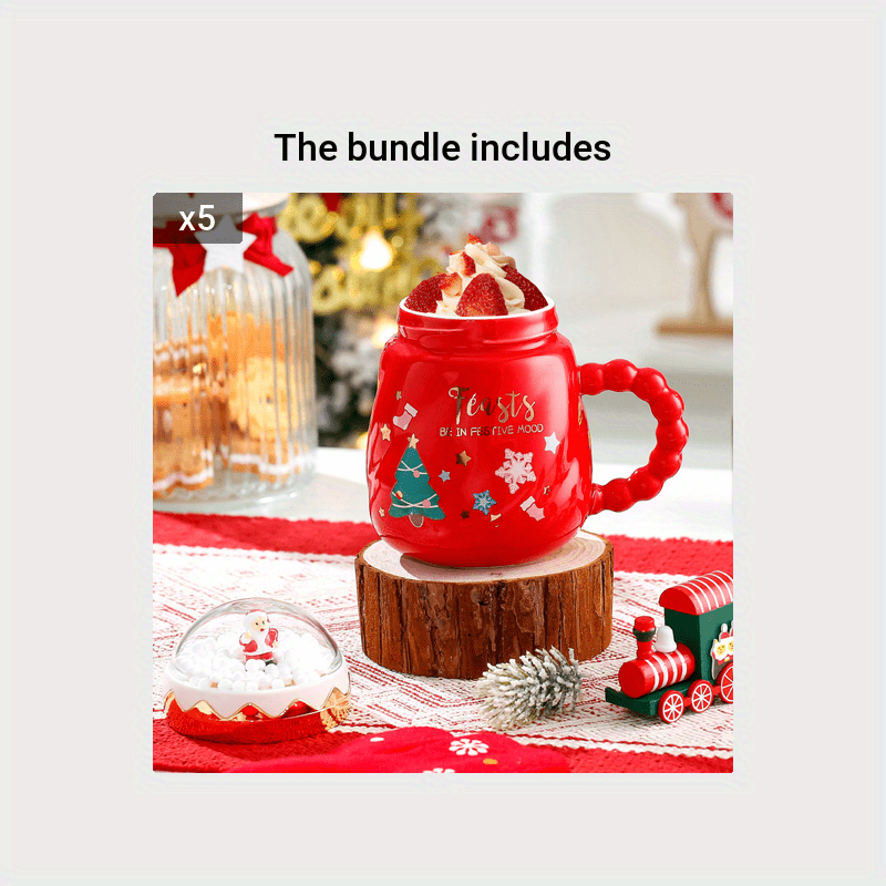 New Creative Christmas Cup High value Ceramic Cup Mug - Temu