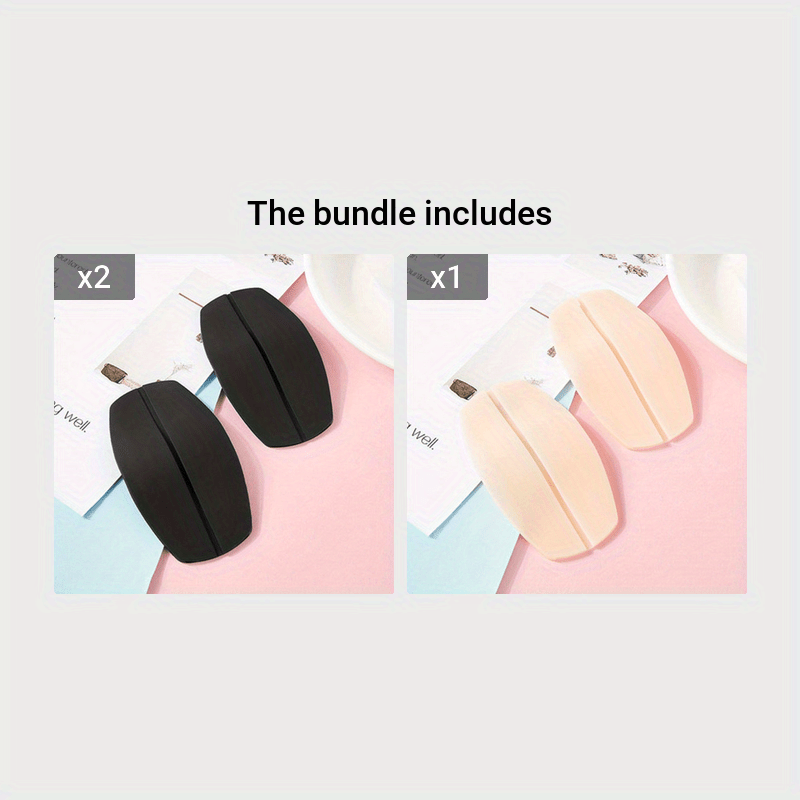 Invisible Silicone Shoulder Pads Non-slip Bra Strap Cushions