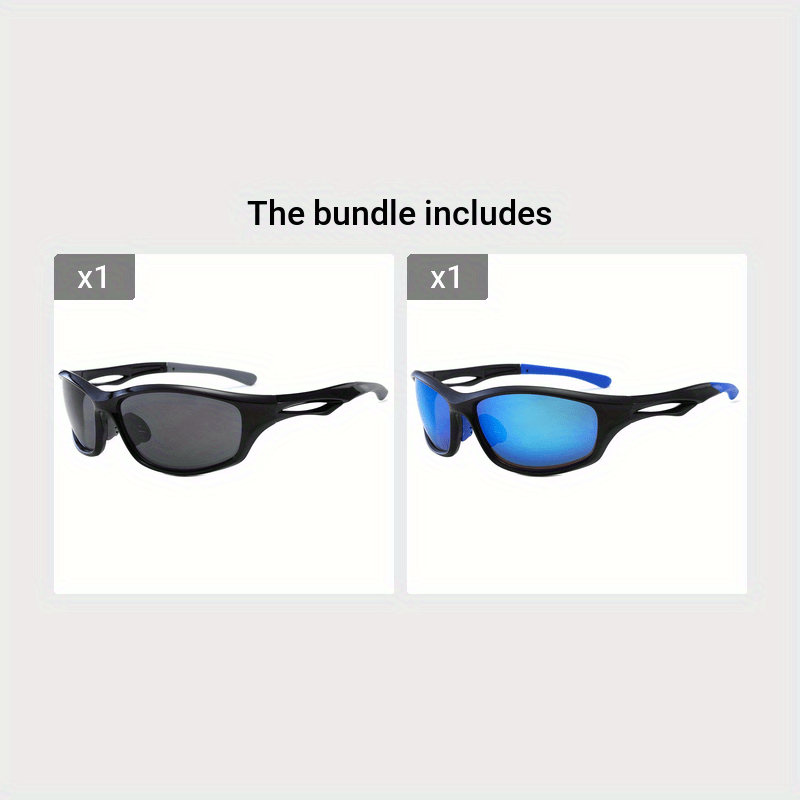 Sports Sunglasses Outdoor Men Driving Running Golfing Shades Fishing Style  New 