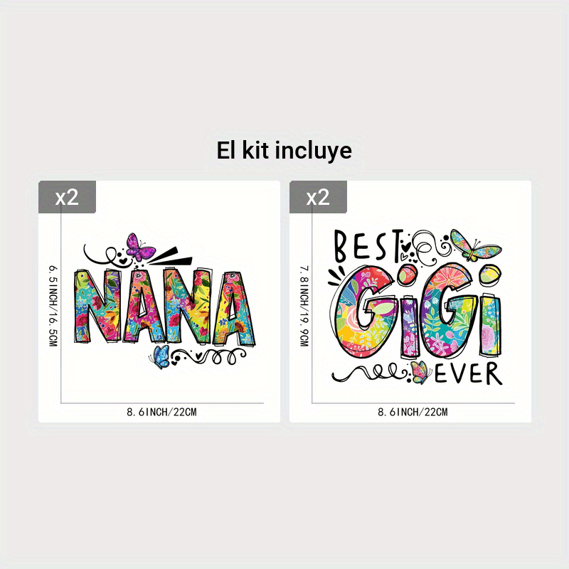 6pcs/set Letras Clásicas Diseño Flores Diy Hierro En - Temu Mexico