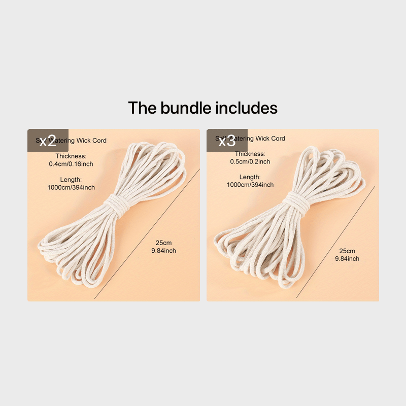 Valinks Valink 10m Self Watering Wick Cord Cotton Rope For Indoor Potted Plant Self-Watering Diy Other Default