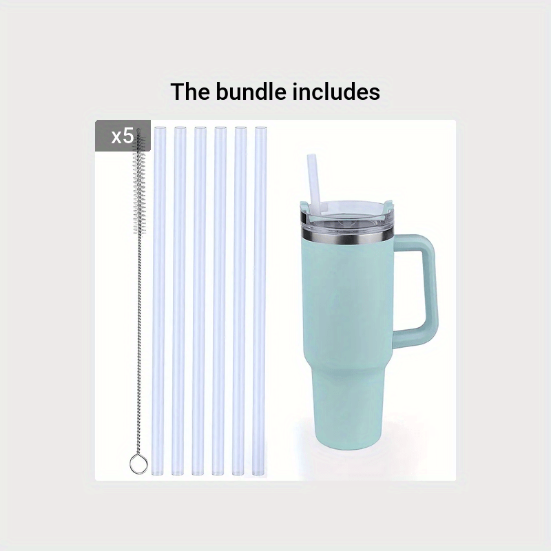 Straw Cover Compatible With Stanley H2.0/1.0 Tumbler Cups All Oz, And  Others Straw, Reusable Drinking Straw , Food-grade Silicone Straw  Accessories,soft Straw Topper, Transparent Straw Tips Cover, Kitchen  Accessories - Temu