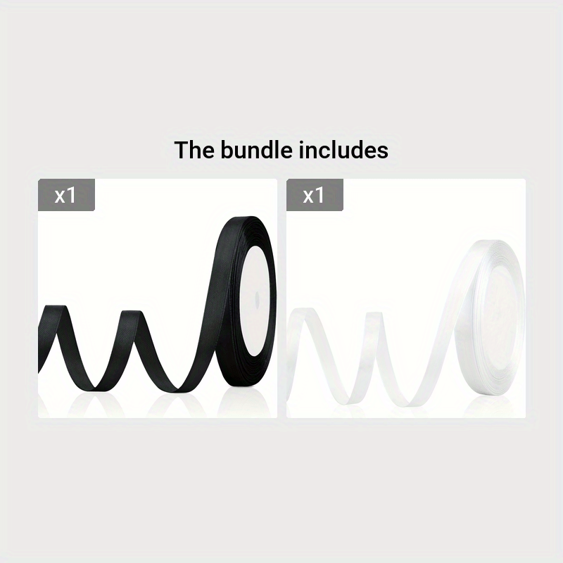 Halloween Black White Hair Bow Bundle