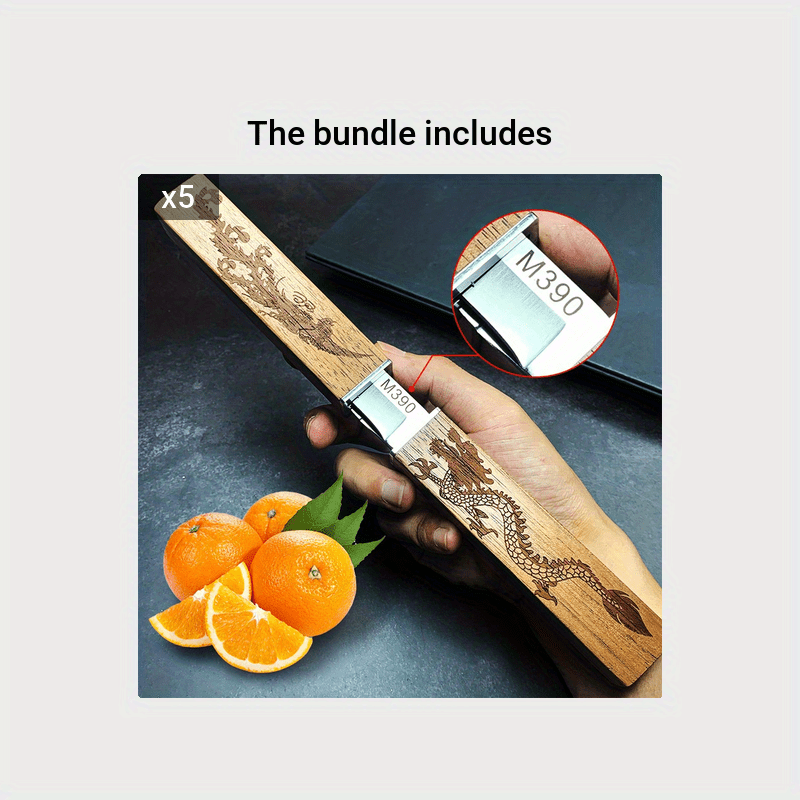 Dragon and phoenix double knife household fruit knife,high-grade sharp high  hardness cutting knife carry portable outdoor knives - AliExpress