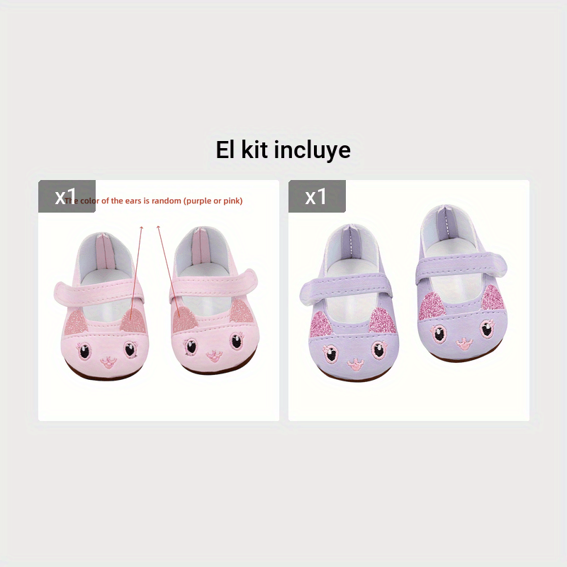 Zapatos De Muñeca De 18 Pulgadas – Sandalias Azul Caramelo Con Detalles De Corazón, Compatibles Con American Doll Y Bitty Baby, Regalo Ideal Para Niñas De 3 A 10 Años