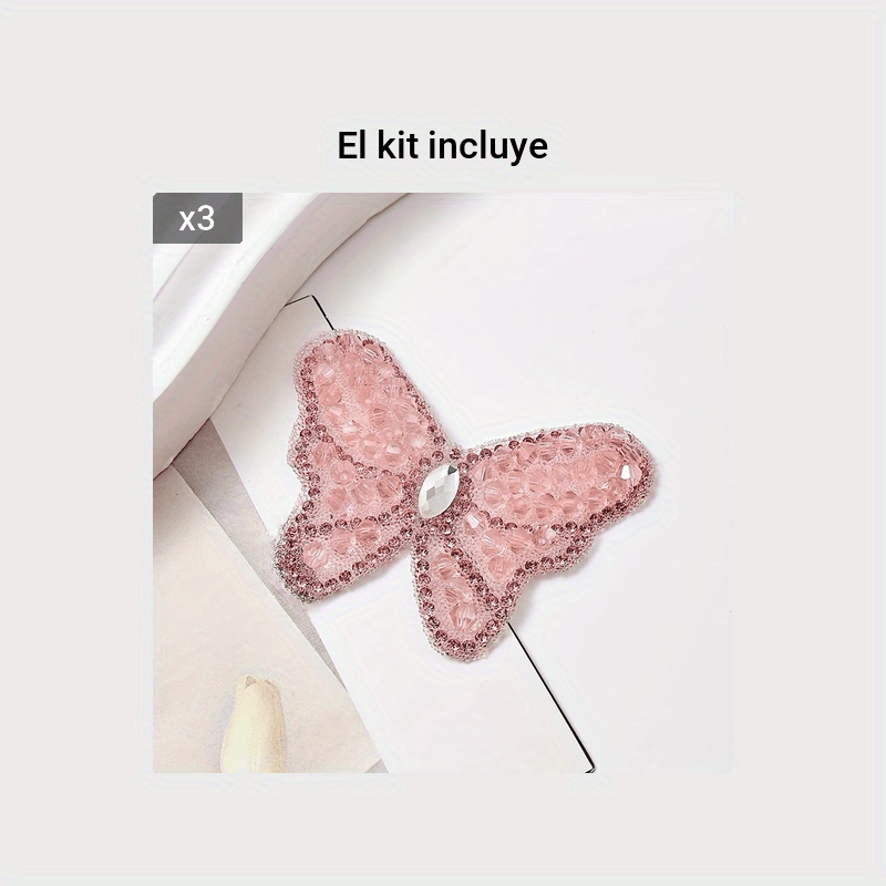 Parches de Mariposa con Lentejuelas para Coser Ropa en Adornos de Costura  de Apliques con de Diamantes de Imitación Oro mayimx Parche de diamantes de  imitación de la mariposa