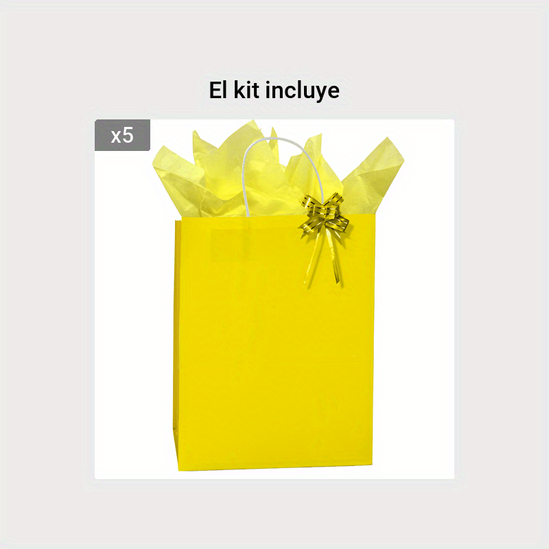 25 Bolsas Regalo Pequeñas Papel Natural Liso Bolsas Regalo - Temu Mexico