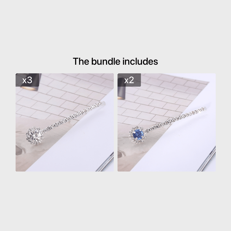 Rhinestone Bobby Pins Faux Pearl Hair Barrettes