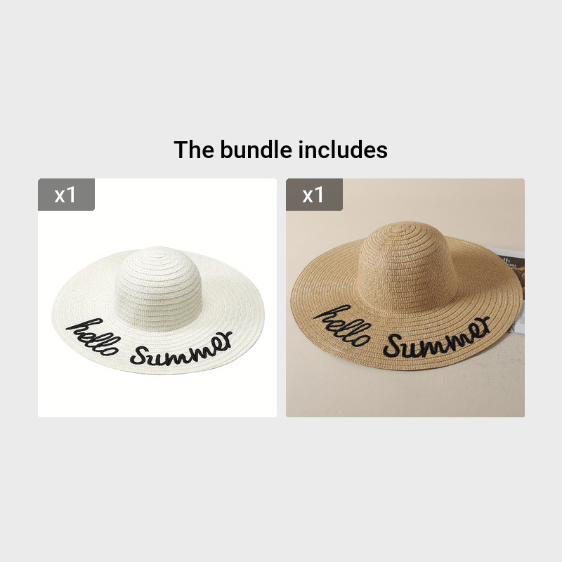 Designer Wide Brim Beach Hat Wide Brim For Women Floppy Straw Sun Hat With  UV Protection For Summer Cooling Wholesale Dropshipping Available From  Danteexum, $23.49