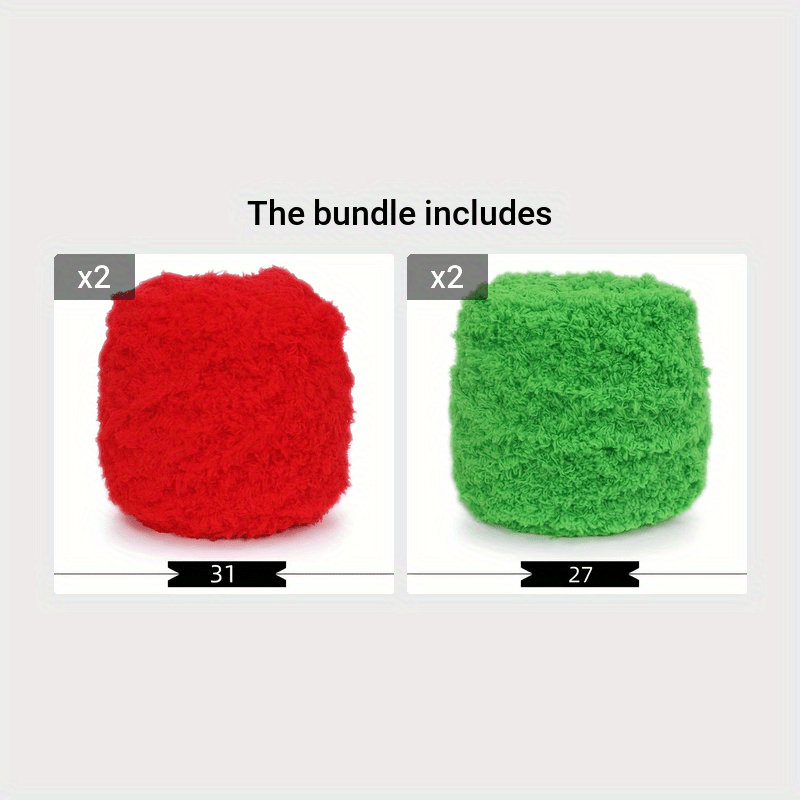 50g/ball Dyed Coral Fleece Soft Baby Yarn Polyester Craft For Hand
