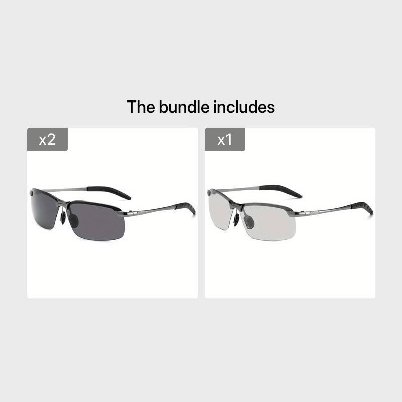 Mens Night Vision Sunglasses Outdoor Cycling Color Changing