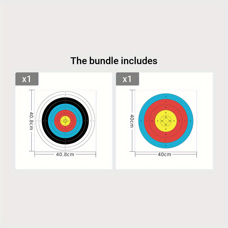 Carta Tiro L'arco 10 Pezzi Carta Allenamento Tiro Bersaglio - Temu Italy