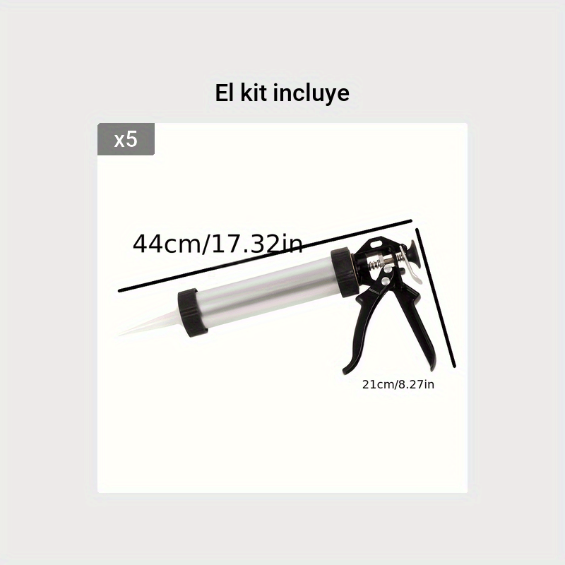Pistola Esqueleto Aplicadora Manual Para Cartucho Silicona