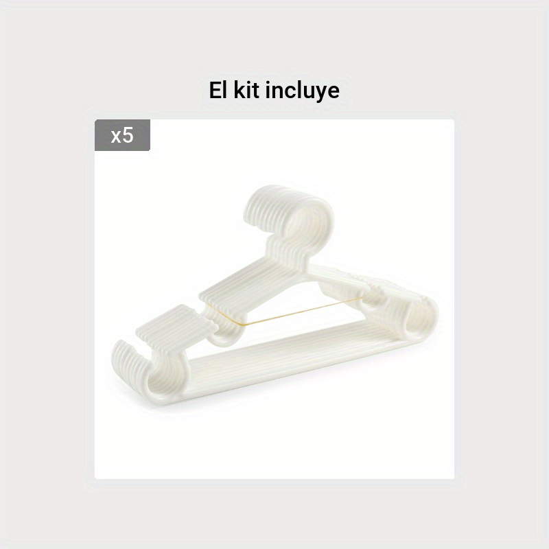 Perchas de plástico multifunción para ropa de niños, tendedero portátil con  diseño de gancho, para exteriores, organizador de 5 o 1 piezas - AliExpress