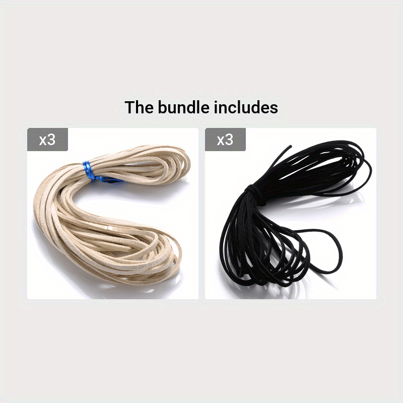 5meters Suede Leather Cords Leather Lace Flat Suede Cord - Temu