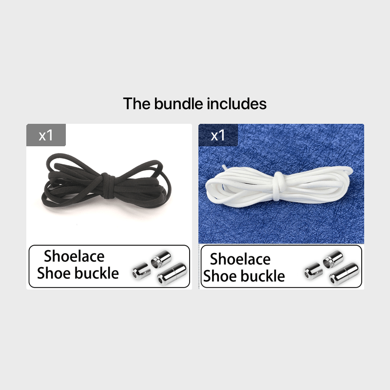 Fashion Flat Elastic Semi-circular Shoelaces Lazy Shoe Laces With Capsule  Buckle - Temu