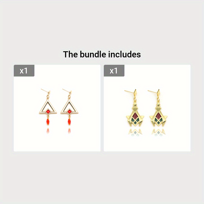 Magic School Light Earrings Blazing Mane Lion Deshia Cos Earpin