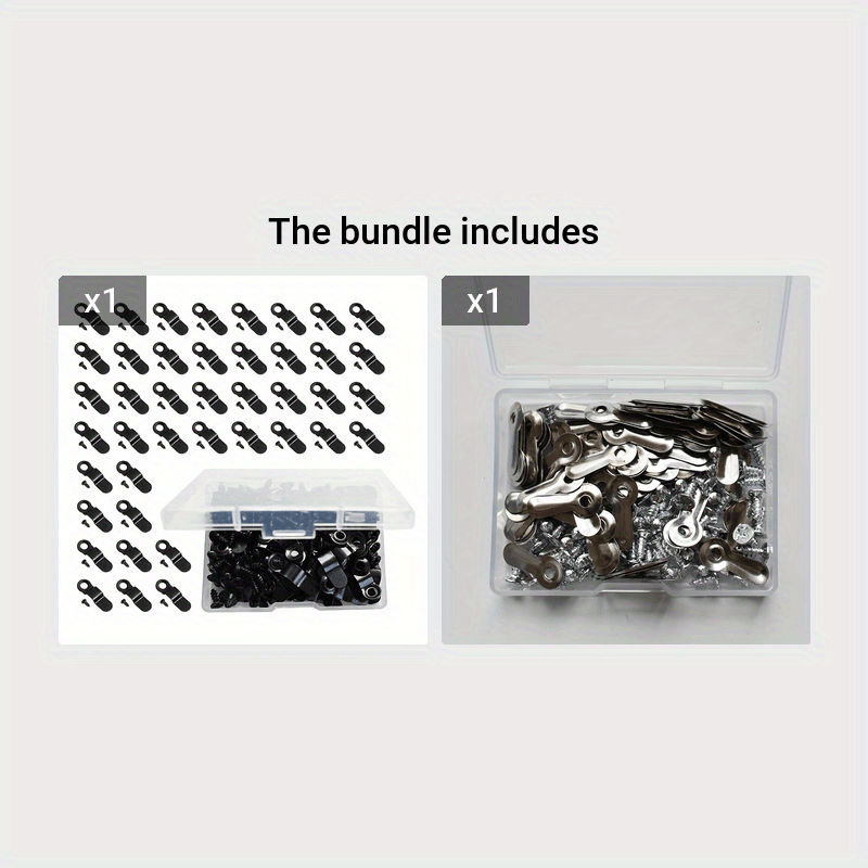 Picture Frame Turn Button Fasteners Set 100pcs