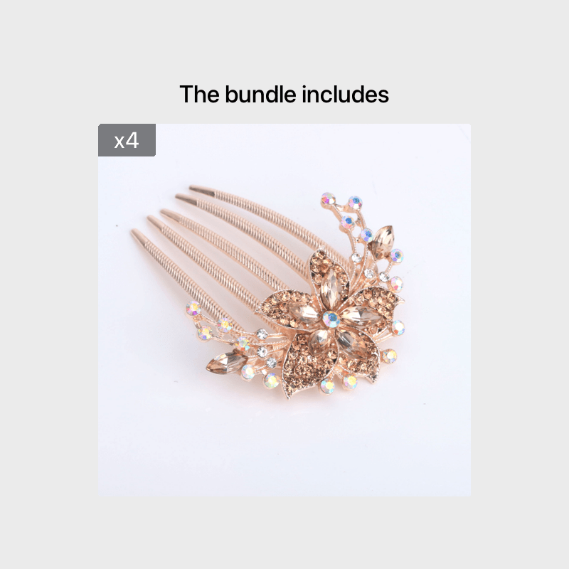 Rhinestone Hair Comb Barrette Hair Clip
