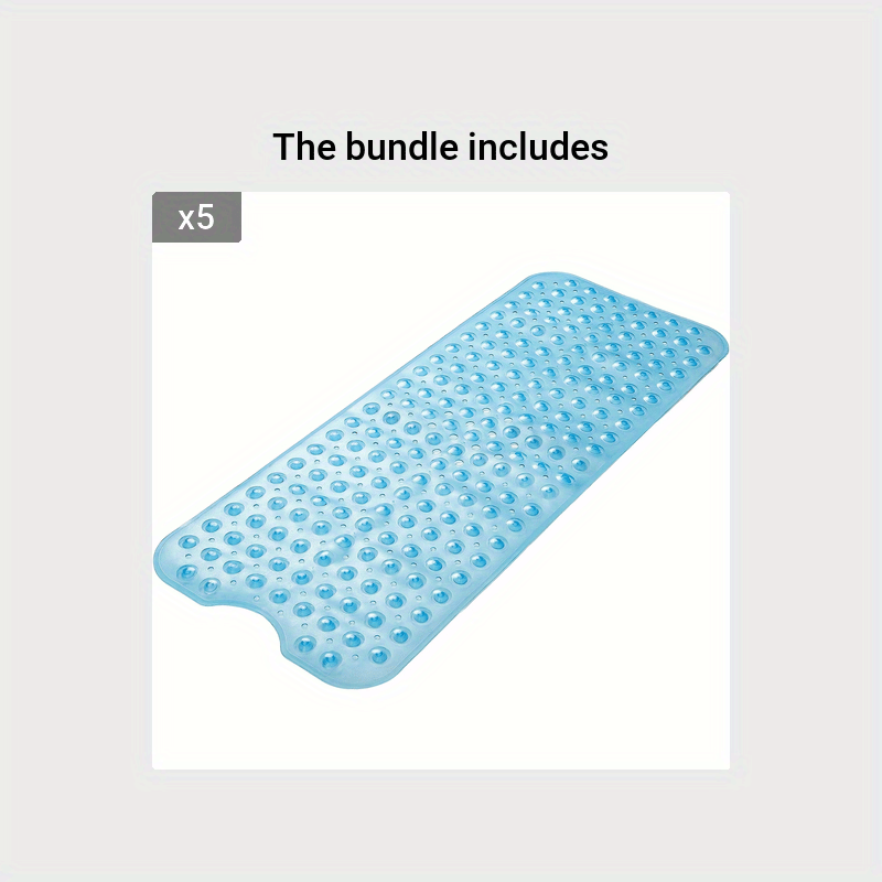 AmazerBath Bathtub Mat Non Slip, Bath Mat for Tub 40 x 16 Inches Full Size,  Non Slip Shower Mats with Suction Cups and Drain Holes, Bath Tub Mats for