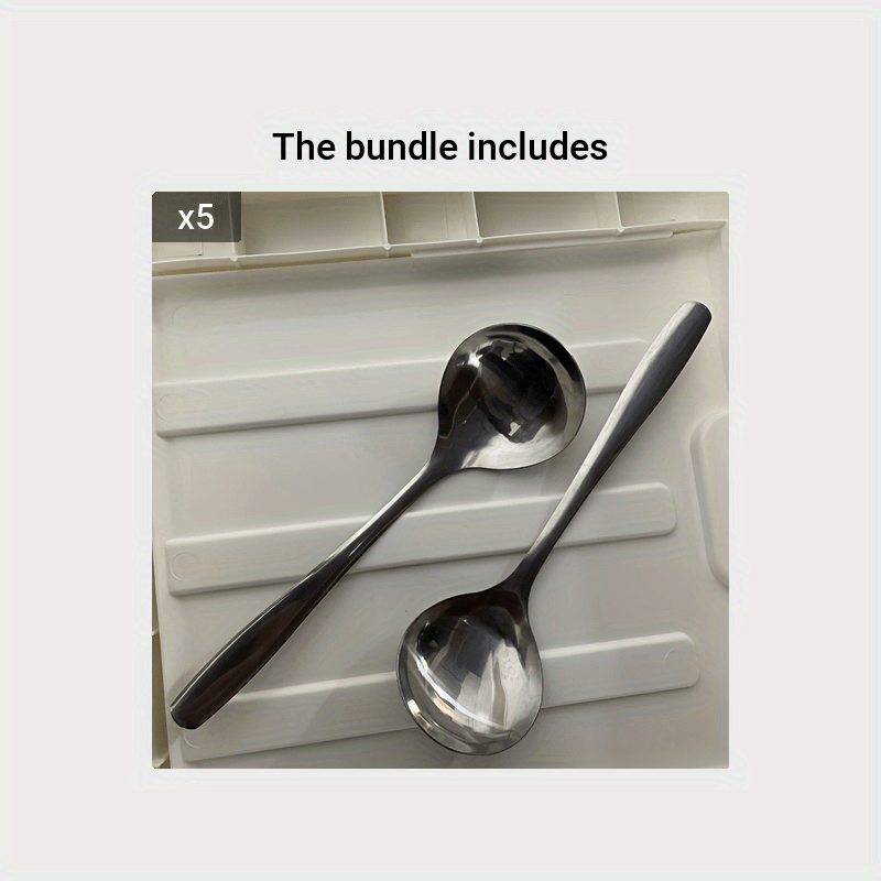 304 Stainless Steel Thickened Spoon Creative Long Handle Hotel Hot Pot  Spoon Soup Ladle Home Kitchen Essential Tools For Restaurant Kitchen - Temu