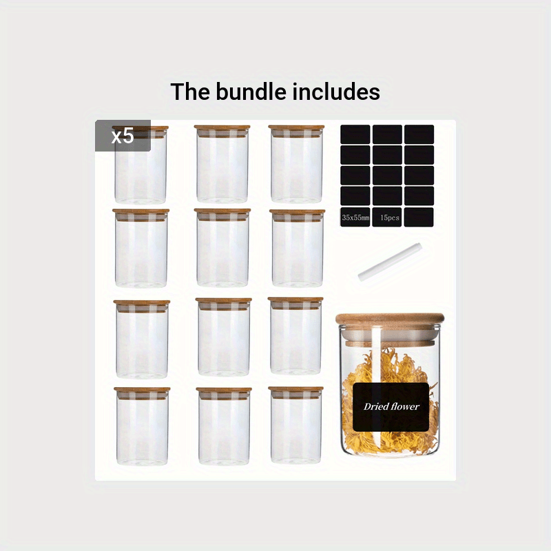 Spice Jar Bundle Set