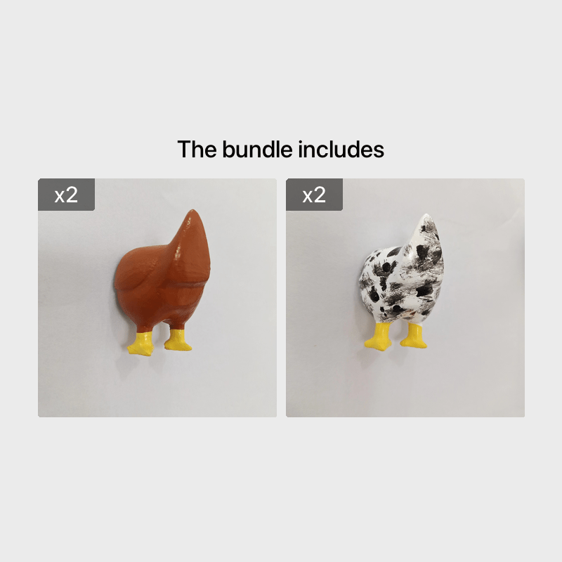 3D Printed Chicken Butt Magnets! : r/chickens