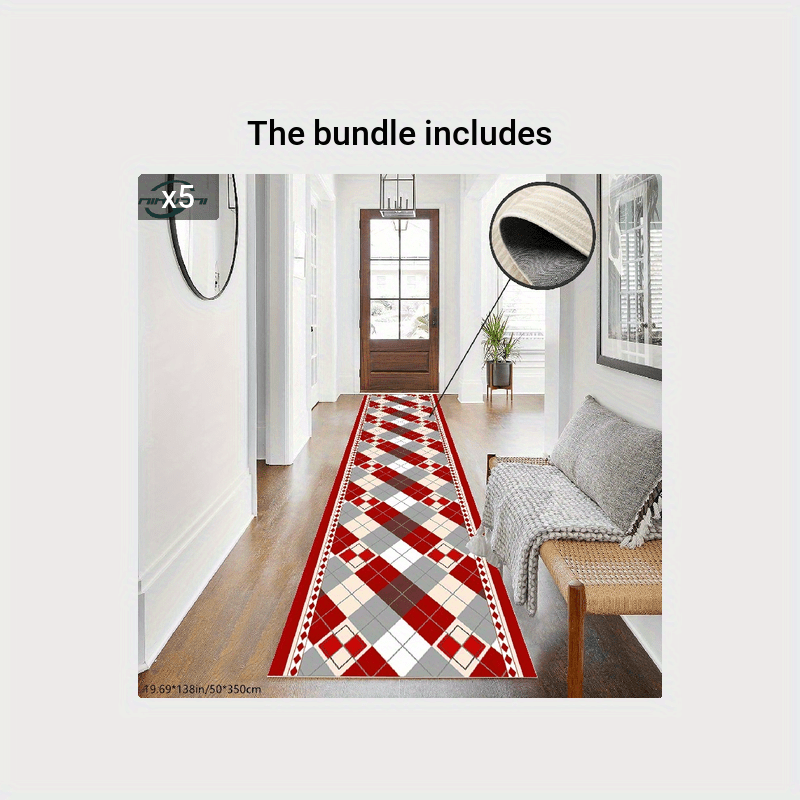 Hallway Washable Runner Rug - 2x10 Kitchen Rugs Entryway Rug Runner Vintage  Soft Floor Mat Non Slip Indoor Farmhouse Carpet for Bathroom Living Room