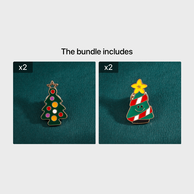 Men's Christmas Alloy Pin