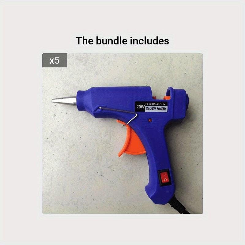 20W Full Size Hot Glue Gun Wired Electric Heat Temperature Guns No Glue  Leakage Industrial Gluegun for DIY Crafts Arts