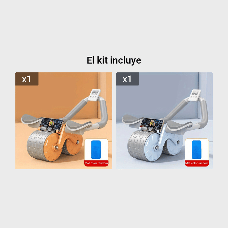 1pza Rueda/rodillo Ejercitador Abdomen Soporte Codos Diseño - Temu