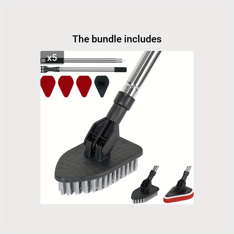 Tub & Shower E-Z Scrubber Heavy Duty Scrub Brush & Telescopic Handle